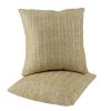 Outdoor/Indoor Throw Pillows, Decorative Throw Pillows with Inserts, Simulated Straw Weaving 18"x18" Square Pillows for Bed, Couch