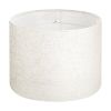 Drum Lamp Shade 13 x 13 x 10 inches Medium Round Lampshade (Light Linen)