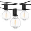 100FT LED Outdoor String Patio Lights Waterproof G40 Shatterproof Bulbs