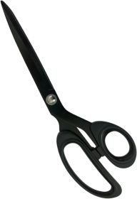Black Fabric Scissors for Adults,Titanium Coating with Stainless Steel Blade, for Dressmaking, Leather Professional Sewing Fabric