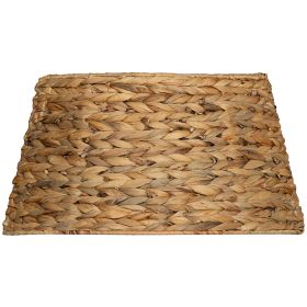 24" Hyacinth Christmas Tree Base Cover, Hand Woven Christmas Tree Collar for Party, Holiday, Home Decoration, Natural