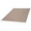 LOOM & LUXE Collection 8X10 Mocha /Geometric Indoor/Outdoor Area Rug