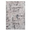LOOM & LUXE Collection 8X10 Cream/Brown /Abstract Non-Shedding Living Room Bedroom Dining Home Office Stylish and Stain Resistant Area Rug