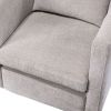 Sutton Linen Swivel Barrel Chair