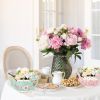 24 Pieces Tea Party Decorations Flower Boxes Spring Theme Princess Party Centerpiece Decorations 4 Style Cute Teapot Shape DIY Flower Box for Birthday