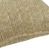 Outdoor/Indoor Throw Pillows, Decorative Throw Pillows with Inserts, Simulated Straw Weaving 18"x18" Square Pillows for Bed, Couch