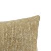 Outdoor/Indoor Throw Pillows, Decorative Throw Pillows with Inserts, Simulated Straw Weaving 18"x18" Square Pillows for Bed, Couch
