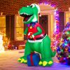 Inflatable Christmas Decoration with LED Lights and Waterproof Blower