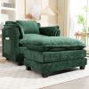 55.32*39.76" Oversized Sofa Indoor,Portable ottoman,Boucle Single Sofa Bed with Wider seat,Double deep cushion
