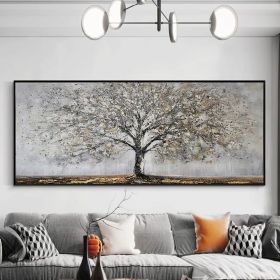 Original oil painting on Canvas Nature painting Nature home decor Wall art Hand-painted Canvas Painting Christmas gift (style: 01, size: 140x280cm)