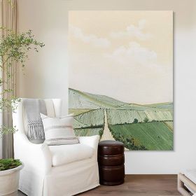 Hand Painted Impressionist Landscape Oil Painting On Canvas Large Abstract Mountain And Clouds Canvas Wall Art Original Nature Wall Art For Livin (style: 01, size: 140x210cm)