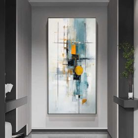 Original Acrylic Orange Texture Abstract Painting Orange Canvas Wall Art Orange Abstract Artwork On Canvas Colorful  Oil Painting (style: 01, size: 40x80cm)