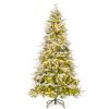 6/7.5/9 FT Pre-Lit Artificial Christmas Tree with 765/1135/1871 Tips and 280/470/690 Warm-White LED Lights