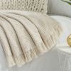 VERAMUSE 100% Cotton Blanket for Bed Waffle Weave Breathable Thin Blankets for Summer